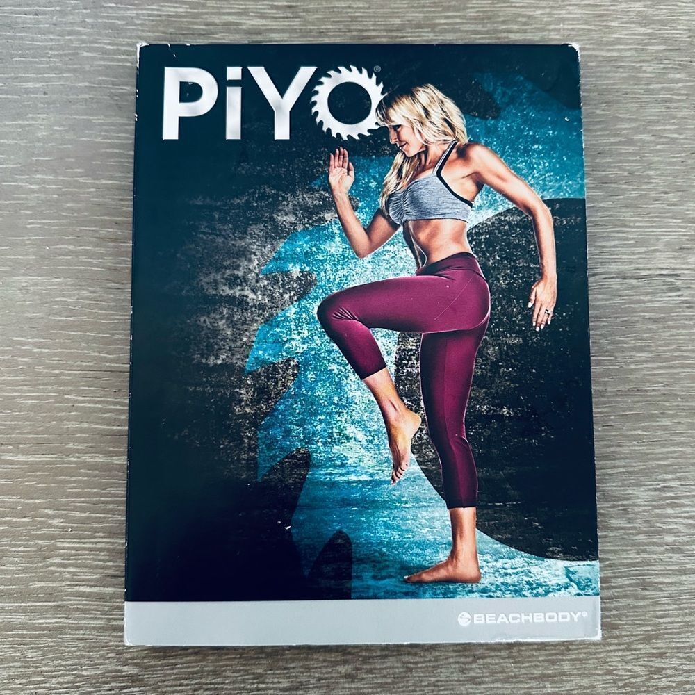 Beachbody PiYo Workout DVD - Teal, Burgundy, Gray